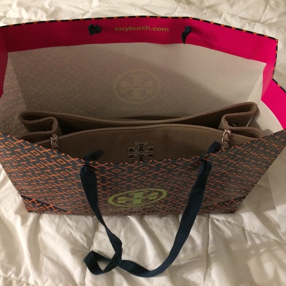 Gray & Silver Tory Burch handbag (NWT) - Picture 7 of 7